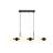 Heider 6 - Light Glass Globes Linear Island Chandelier-1902143272