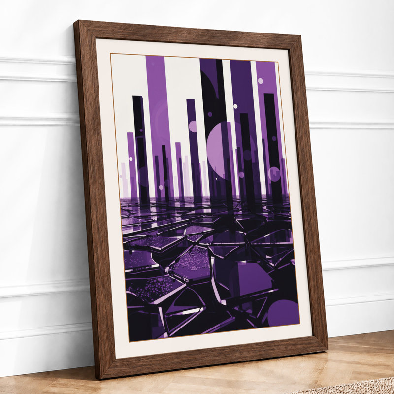 Urban Fragments Industrial - Framed Print, A3 - 42.0 x 29.7 cm, Walnut