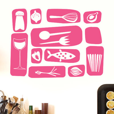 Kitchen Symbols Wall Sticker