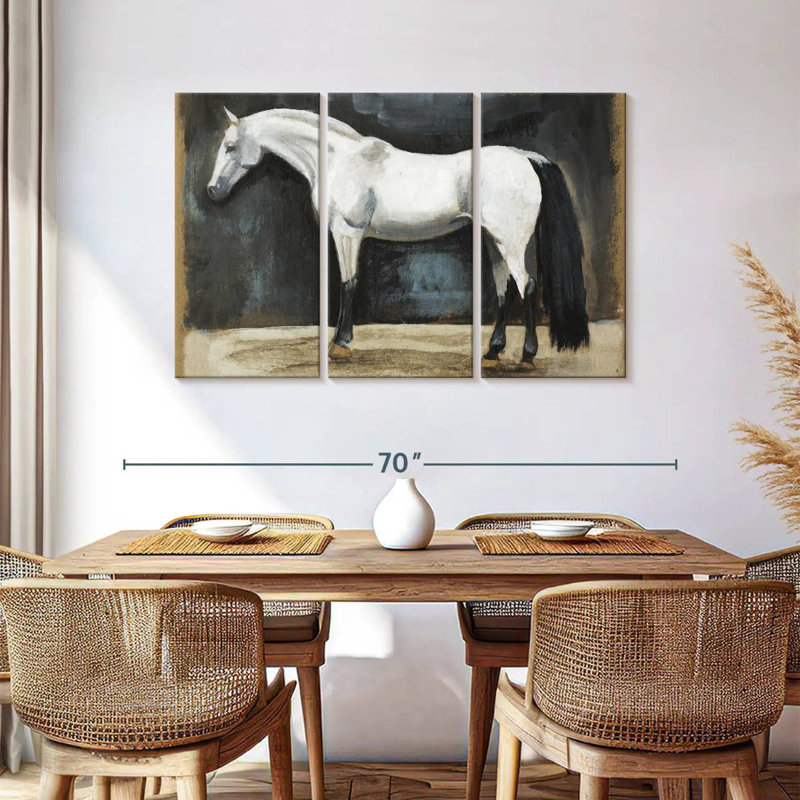 Brampt Equestrian Studies II, 36" H x 57" W