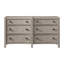 Ensemble de chambre avec grand lit 5 pièces avec commode, commode et deux tables de chevet-131402202-131402205