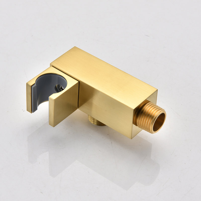 Ceiling Mounted Shower In Golden Hue - 10" Head & Handheld, Brass, Achieves Natural Rainfall Feeling, Self-Cleaning Nozzle, Complies With American Standard Pipe Connections System Handheld And