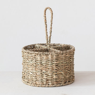 Plateau rond multi-sections en ruppie maritime