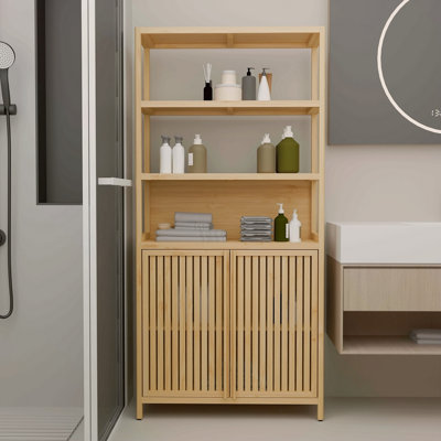 64-Inch Tall Double-Door High-Capacity Multi-Scene Use Storage Rack