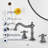 2-handle Bathroom Faucet with Drain Assembly-86003394