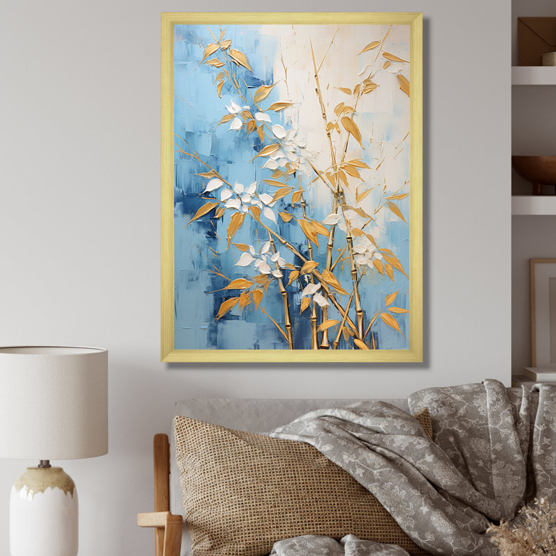 «Blue Mom», impression sur toile, H 32 po x l 24 po x P 1 po, Encadrement doré