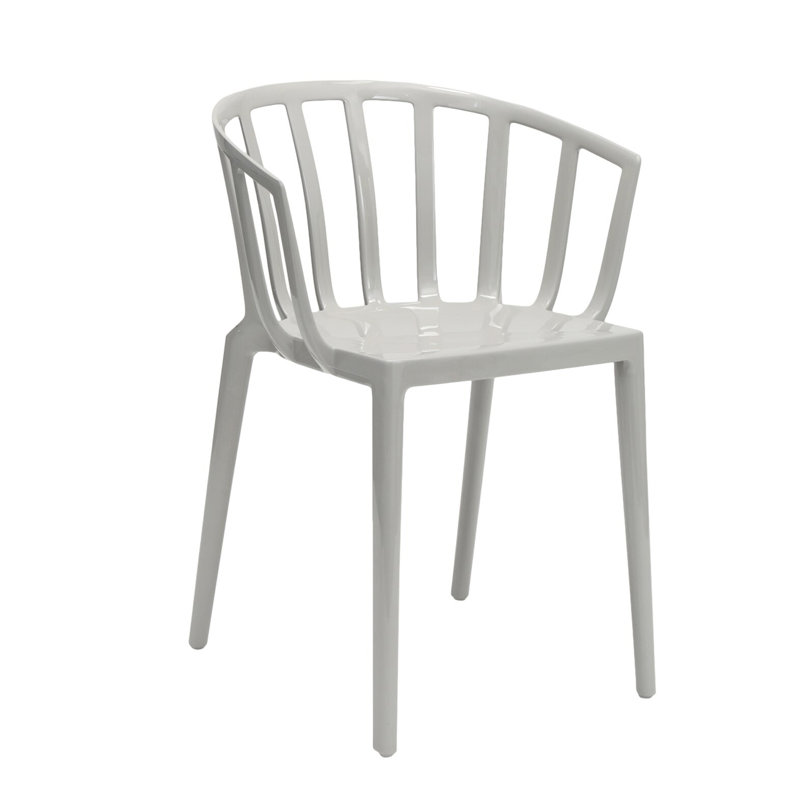 Venice Outdoor Dining Armchair, Gray