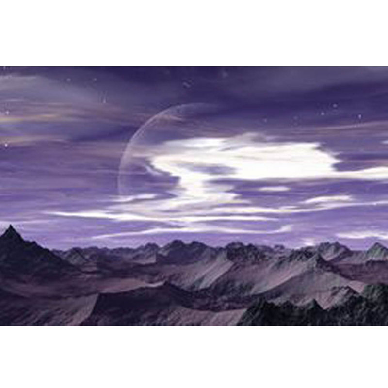 Fantasy & Sci-Fi Non-Wall Damaging Wall Decal, 48" H x 72" W X 0.1" D