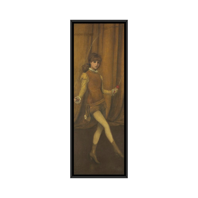 Print, Black, 152.4 cm H x 50.8cm W x 4.445cm D