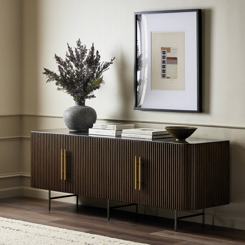 Fletcher Solid Wood Media Console