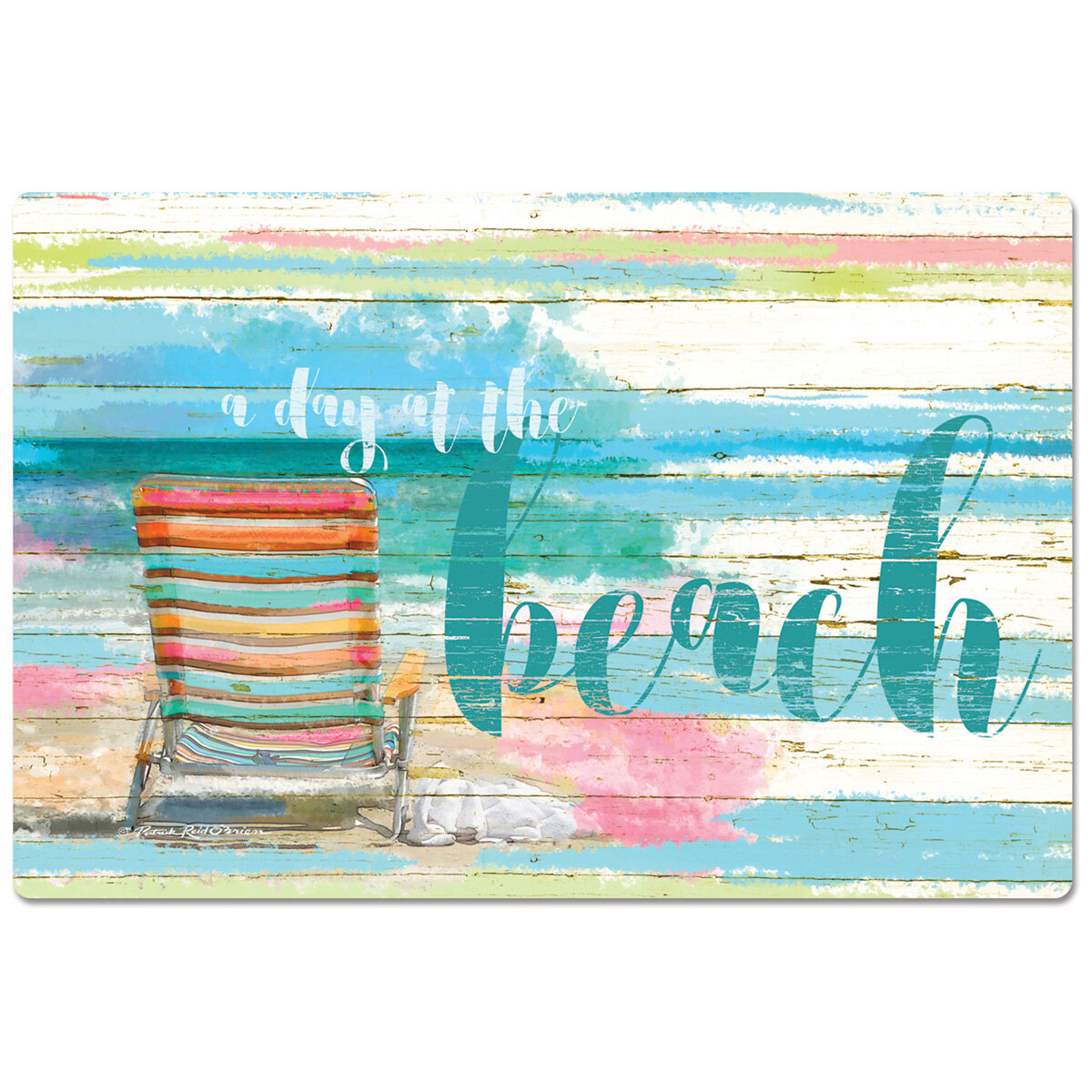 Counter Art 'Coastal Charm' Anti Fatigue Floor Mat, 30 x 20