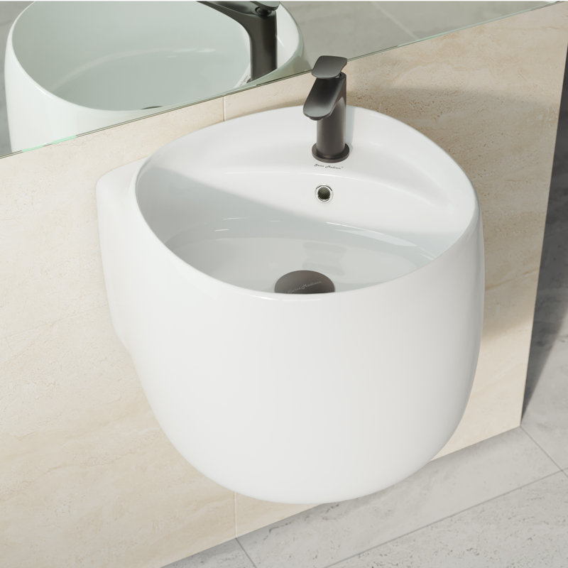 Ivy Wall-Mount Sink, Glossy White
