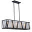 Lustre linéaire à 5 lumières Deandra
