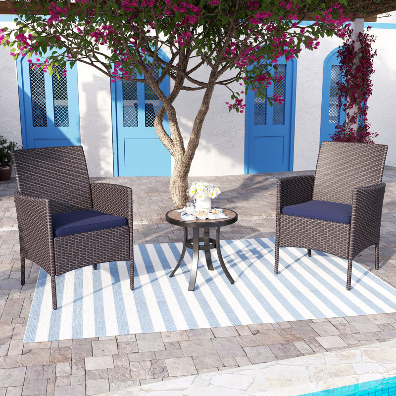 2 - Person Patio Dining Set with Round Table