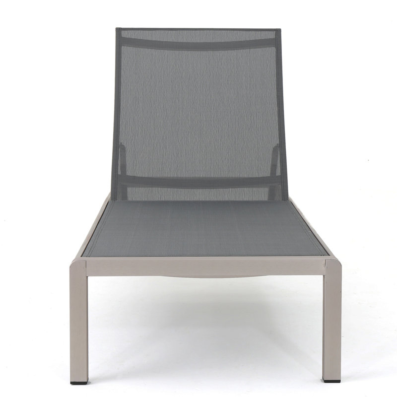 CAPE CORAL KD CHAISE LOUNGE, 1, Silver, Gray