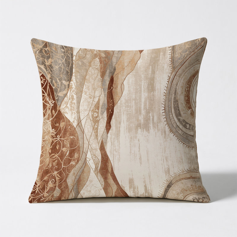 Arid Bloom Indoor And Outdoor Throw Pillow, Square 18"