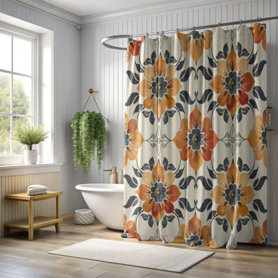 Rideau de douche Classic Tile - Premium