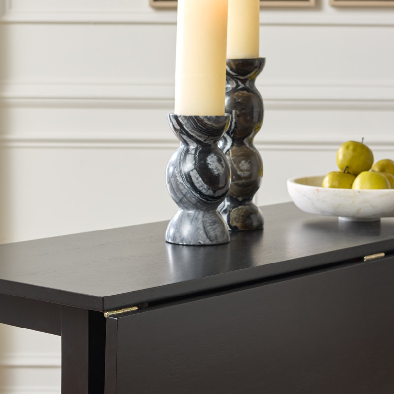 Clive Folding Dining Table, Black