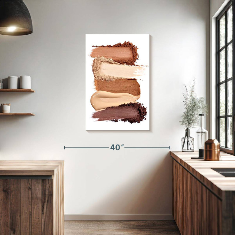 Crème et poudre de maquillage, H 36 po x l 24 po