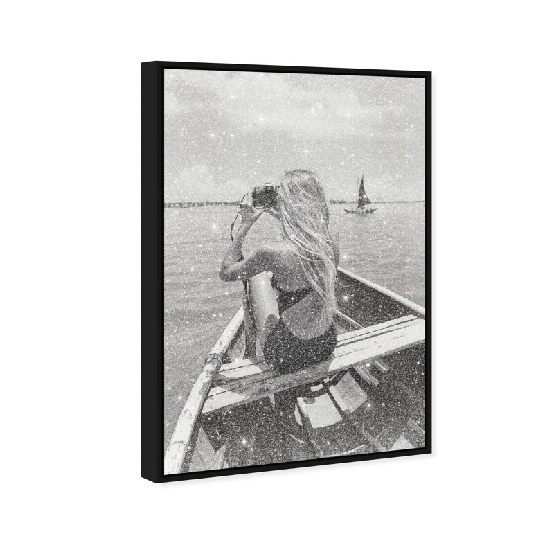 Frame Of Solitude Print by Oliver Gal, 16"H x 11"W, Black Floater Frame