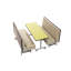 Banquette pliante mobile avec table - ensemble-36034292