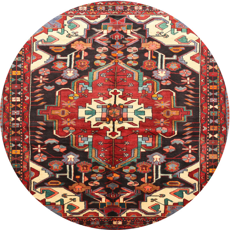 Oriental Indoor Rug, Round 5'