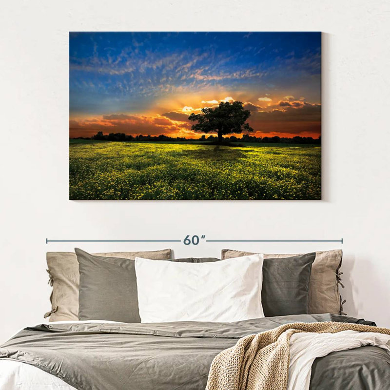 Alvord Shadows au coucher du soleil, H 34 po x l 51 po