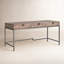 Trey Solid Wood Writing Desk-260883391
