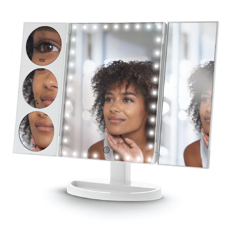 Miroir de maquillage lumineux sans cadre Modern