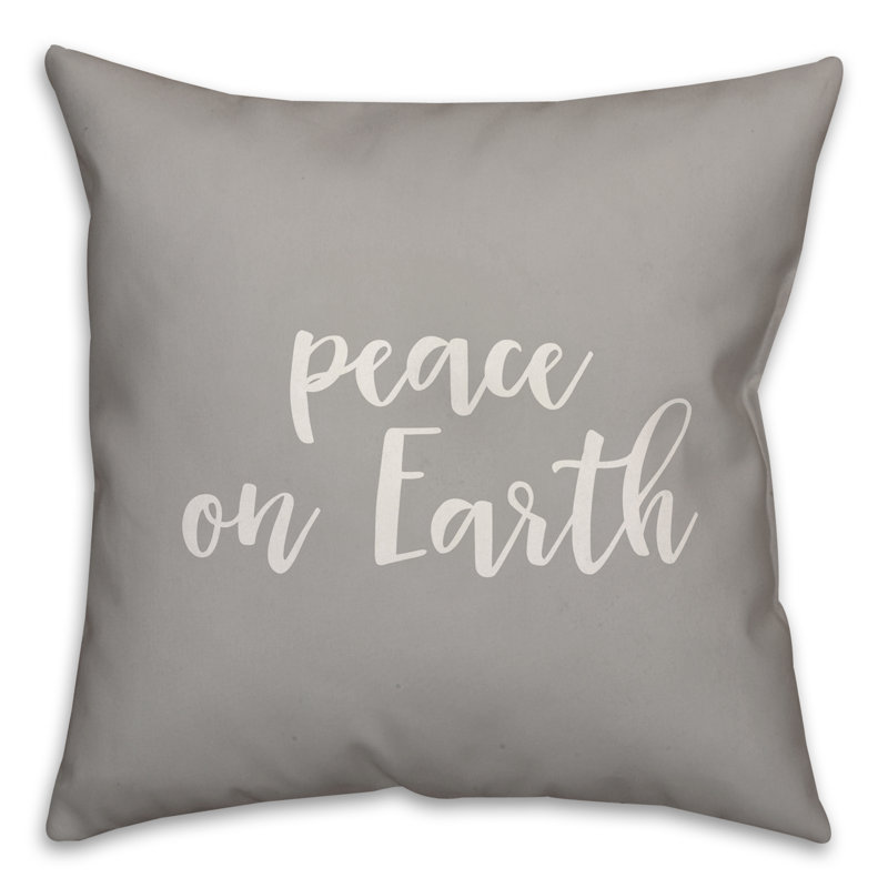 Throw Pillow, Gray, Pillow Cover