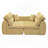 Woven Chenille Striped Compression Sofa-698166442