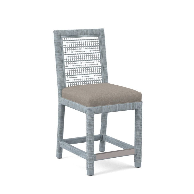 Tabouret de comptoir 24 po Scotia Glinda, Performance de Crypton en pierre; 0884-83, Verre d'eau
