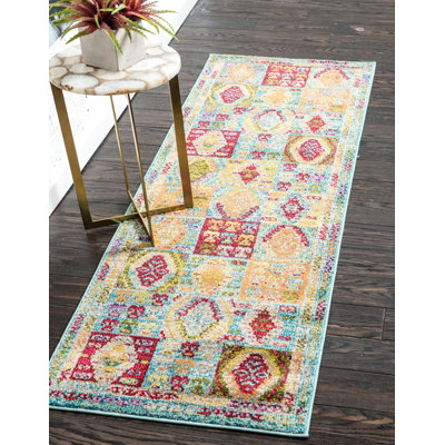 Lonniet Washable Geometric Indoor Rug
