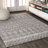 Bouton Moroccan Beni Souk Gray/Cream Rug-1729285900