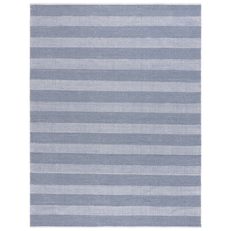 Bolebroke Striped Flatweave Cotton Reversible Rug, Rectangle 8' x 10'