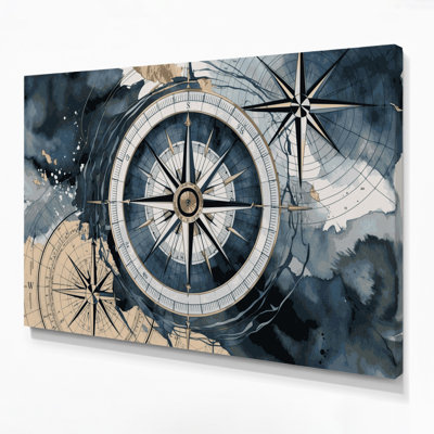 Art mural sur toile bleu