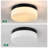 LED Flush Mount Ceiling Light with Glass-163543149
