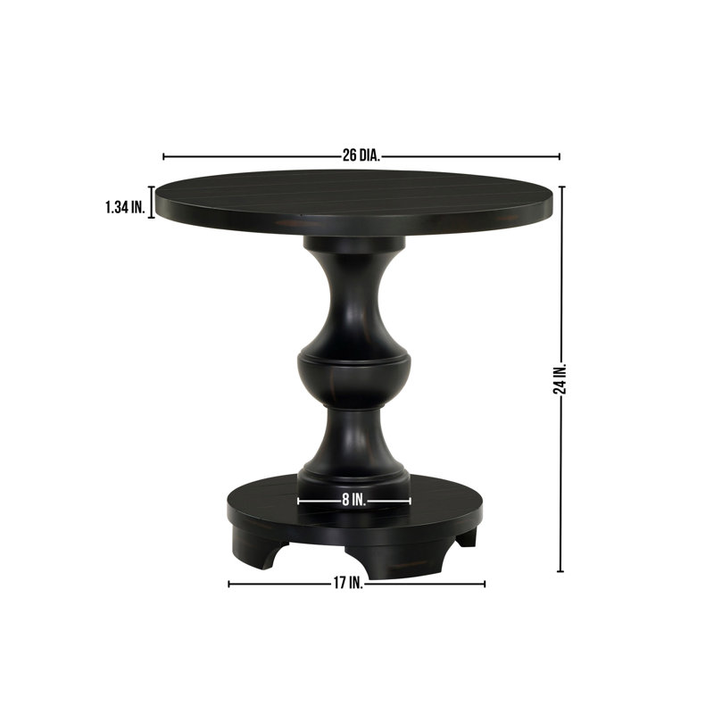 Table de bout Caesar, Noir