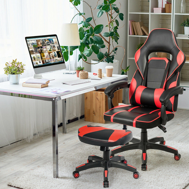 Tabouret de laboratoire multi-usage à hauteur ajustable, Rouge