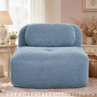 Hamlet LSF&RSF Corner Sofa W/Pillows Corduroy-Black