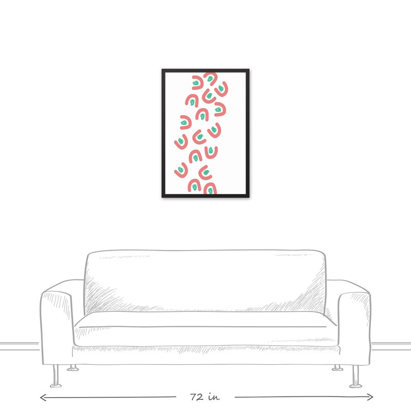 Art encadré Simple Path, H 31,75 po x l 21,75 po x P 1,75 po