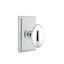 Double Dummy Egg Knob with Rectangular Rose