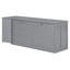 Queen Size Murphy Bed With Rotable Desk, Grey