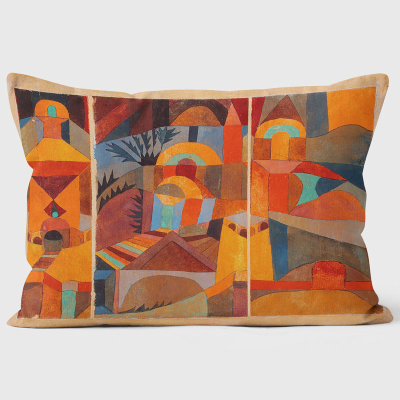 Temple Garden - Paul Klee Cushion