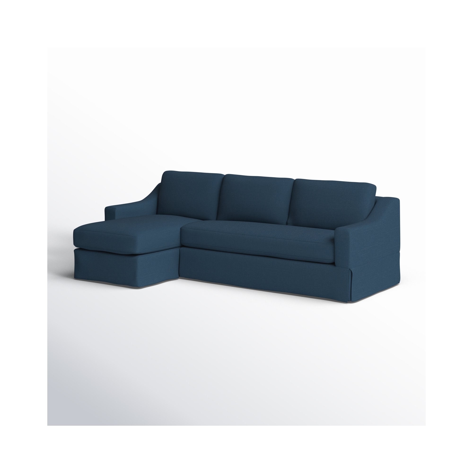 Cranbrook Upholstered L-Sectional, Left Hand Facing, Bayou Midnight Canvas