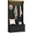 3-In-1 Hall Tree With LED Lights And Shoe Storage, Standing Coat Rack With Shoe Bench, Entryway Organizer With Five Hooks-1629958937