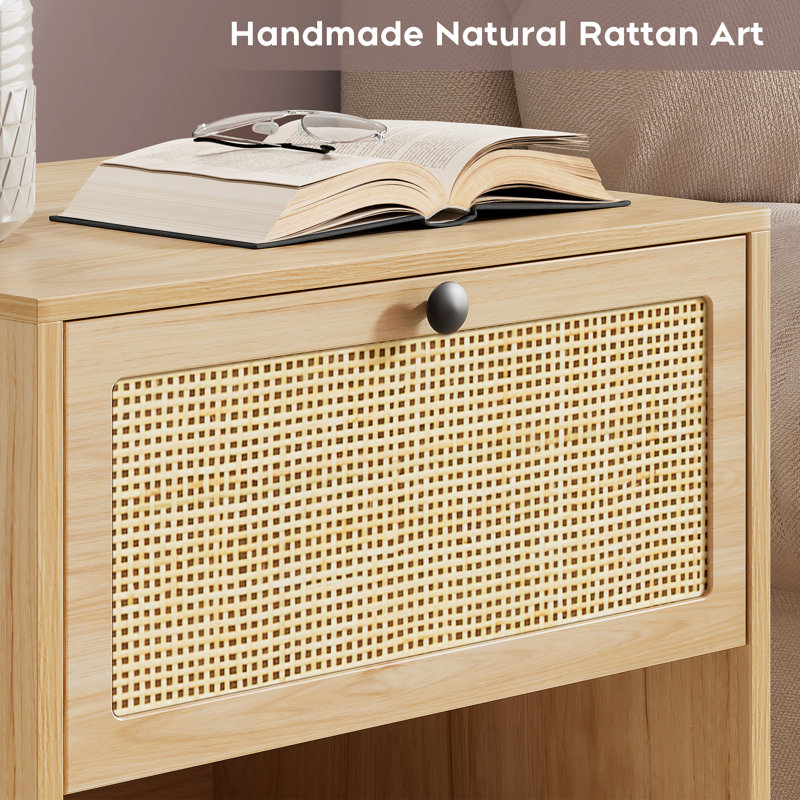 Bay Isle Home™ Table de chevet 2 tiroirs Bosonohy et Commentaires ...