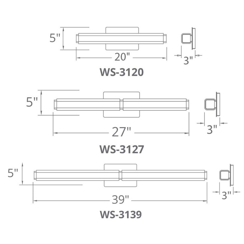 1 - Light LED Flush Mounted Sconce, Brushed Brass, 3000K
