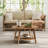 Maklena Coffee Table With 2-Tier Storage Shelves