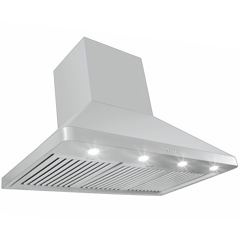 Hotte de cuisine murale à conduit en acier inoxydable PROLINE 42 "1200 CFM